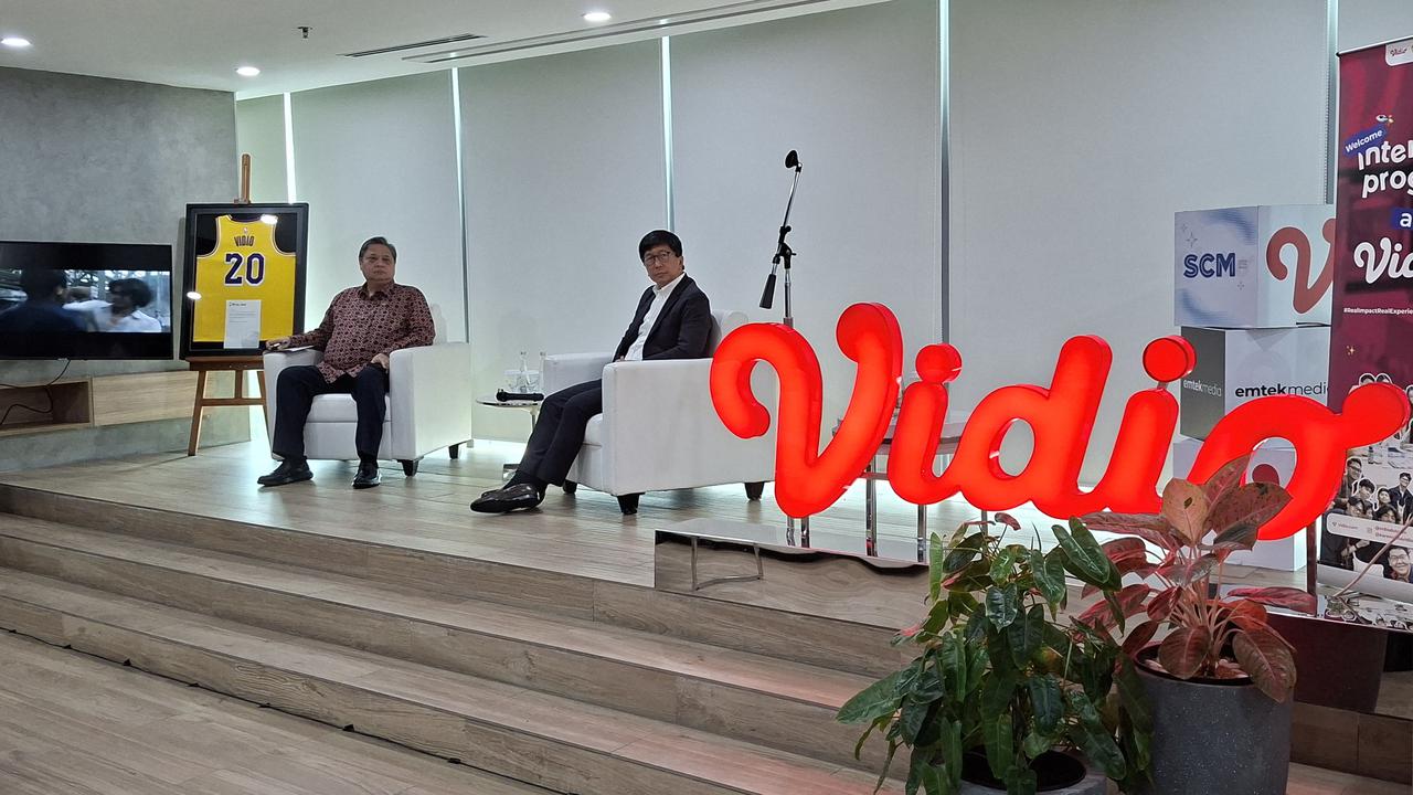 Terima Kunjungan Menko Airlangga, Managing Director Emtek Sutanto Hartono Laporkan Ada 3.866 Orang Mendaftar Magang Nasional