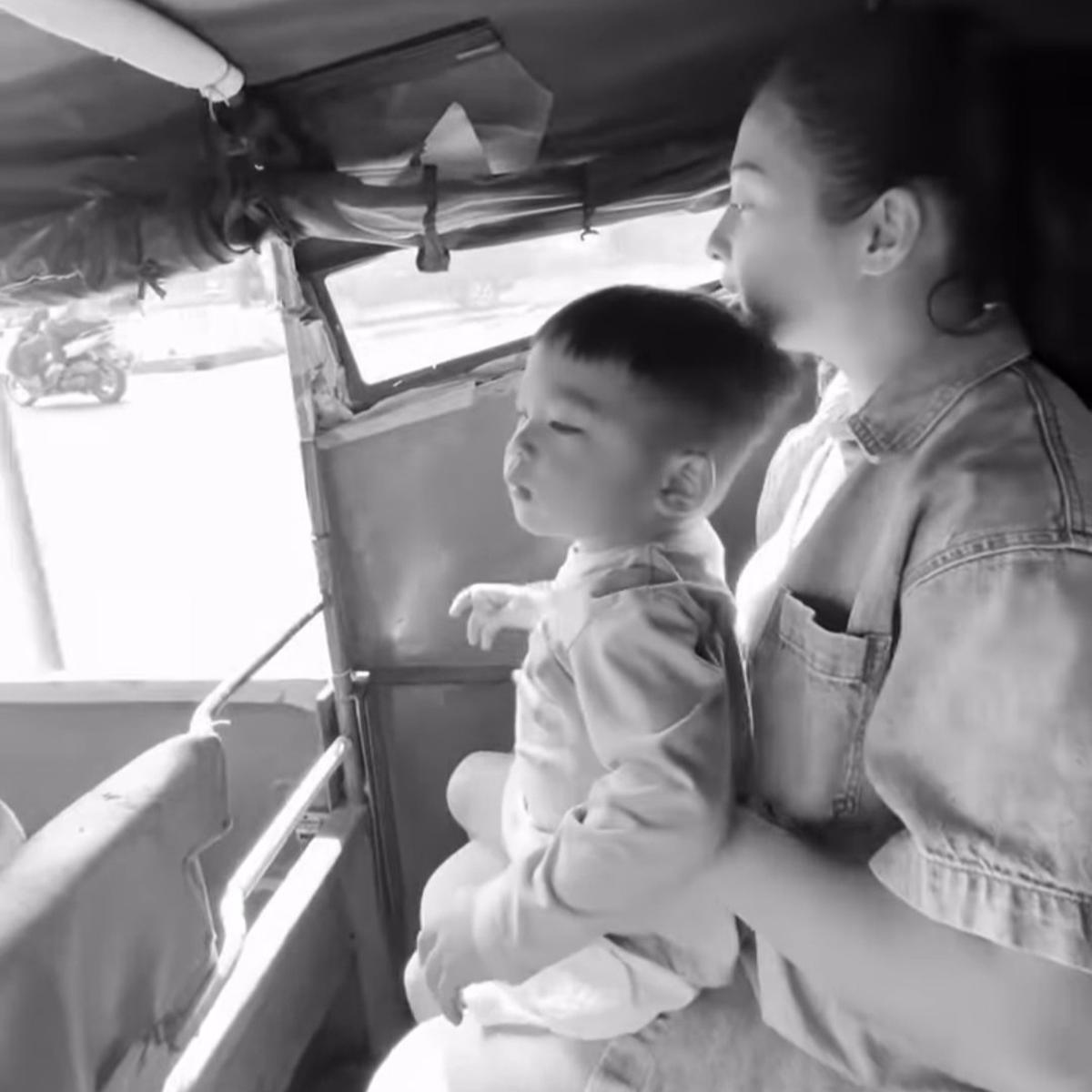 Momen Lucu Issa Anak Nikita Willy Naik Bajaj