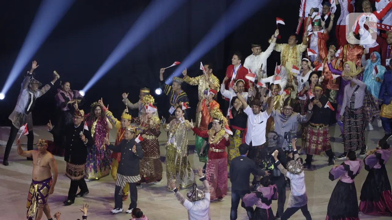 Pembukaan SEA Games 2019, Kontingen Indonesia Tampilkan Busana Daerah