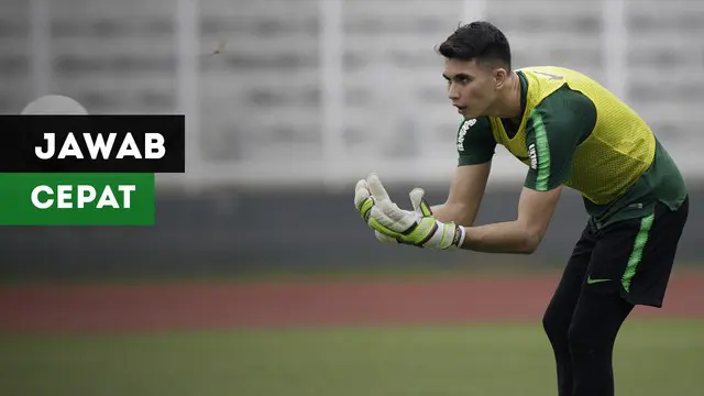 VIDEO: Kiper Timnas U-22, Nadeo Argawinata Dapat Tantangan Jawab Cepat