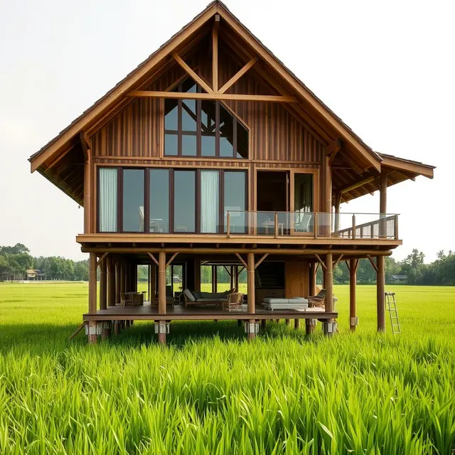 Rumah Sederhana Berbentuk Panggung