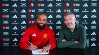 Bryan Mbeumo resmi bergabung dengan Manchester United pada awal musim 2025/2026 (Dok. Manchester United)