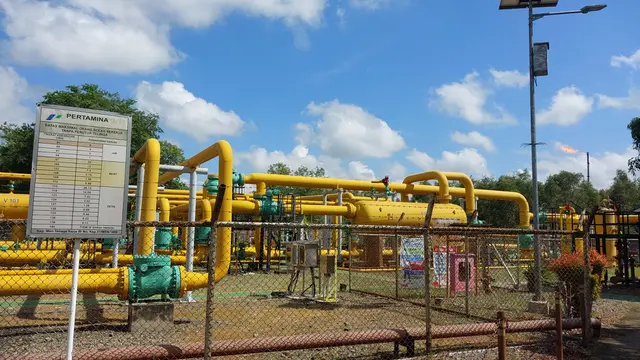 Kilang Ekstraksi Perta-Samtan Gas, di Prabumulih, Sumatera Selatan. (Foto: Liputan6.com/Arief RH)