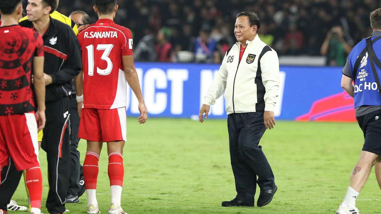 Prabowo beri selamat ke pemain Timnas Indonesia