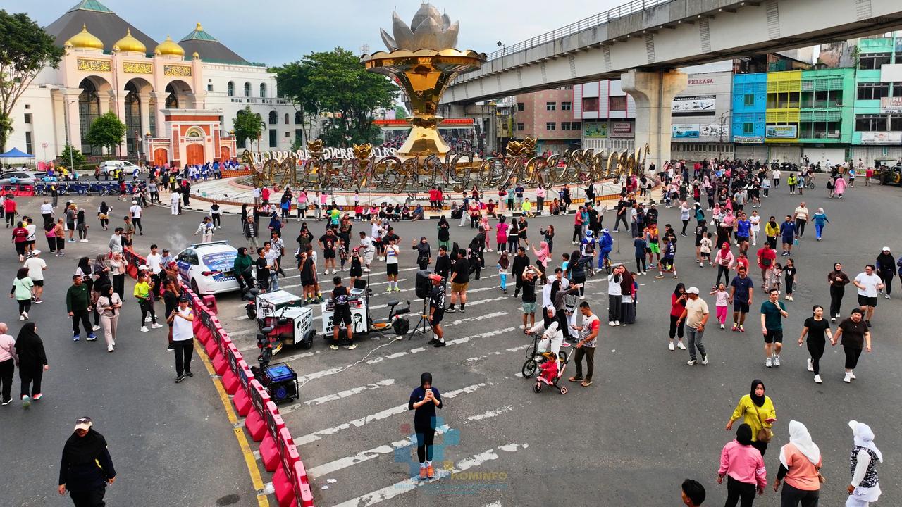 Sultan Palembang Kecam, Musik DJ Diputar di Depan Masjid Agung Saat CFD