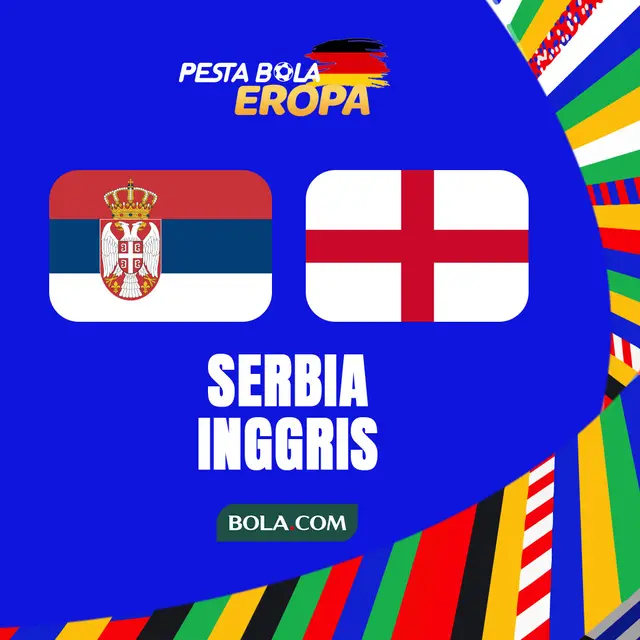 Euro 2024 - Serbia Vs Inggris
