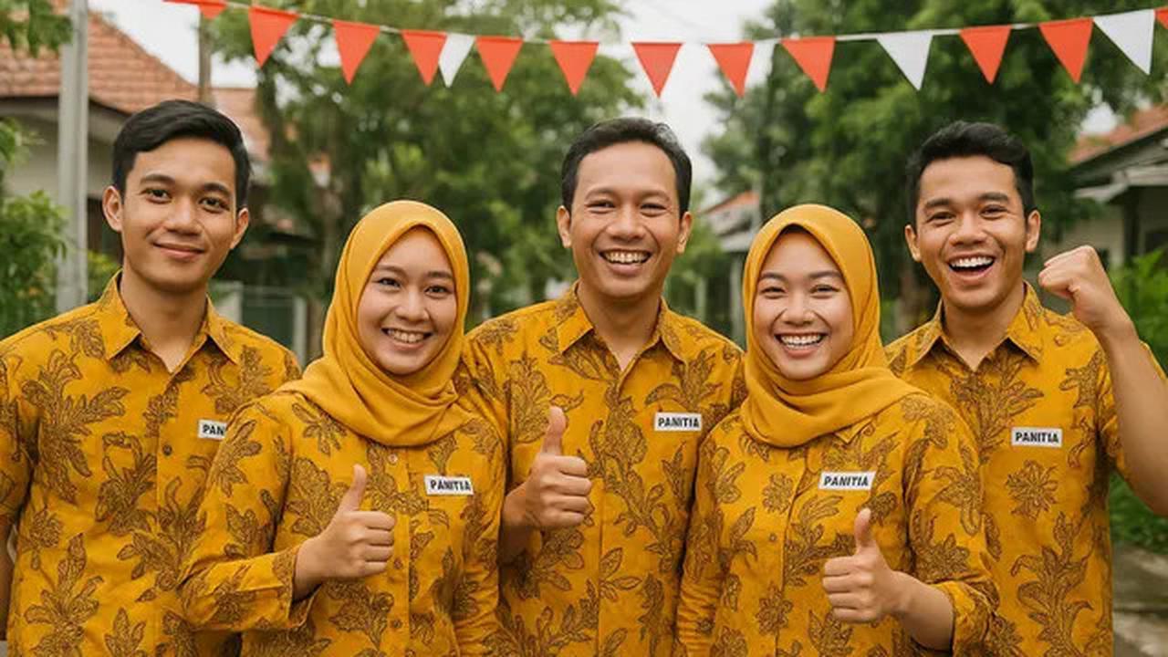 10 Warna Baju Batik yang Cocok untuk Panitia 17-an di Kampung, Bisa Jadi Referensi