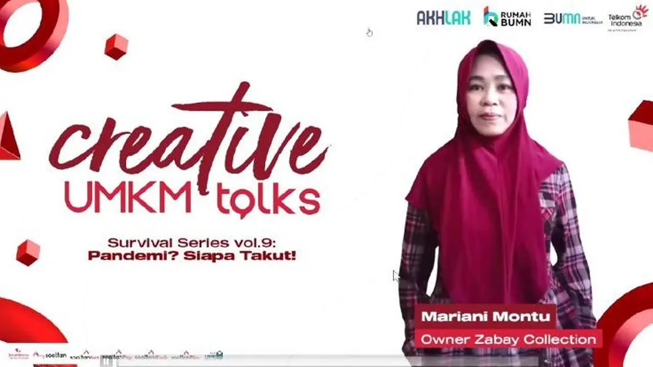 Creative UMKM Talks Vol 9 dari Telkom Bagikan Motivasi Bertahan di Era Pandemi