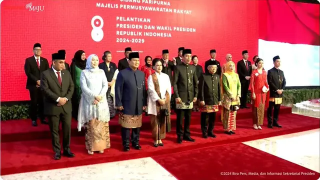 8 Potret Dekorasi Pelantikan Presiden-Wapres di Gedung MPR, Didesain Anak Prabowo