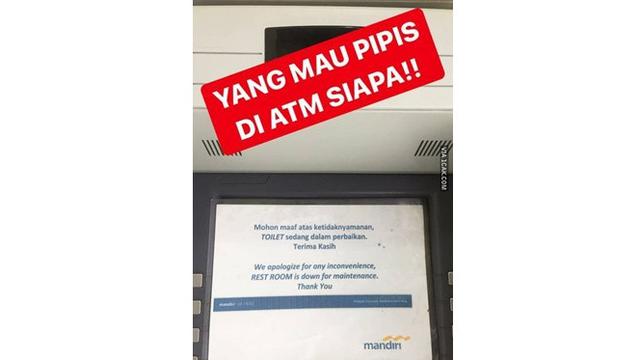 6 Tulisan di ATM Rusak Ini Bikin Geleng Kepala