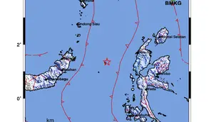 Gempa Magnitudo 5,1 Guncang Jailolo Maluku Utara