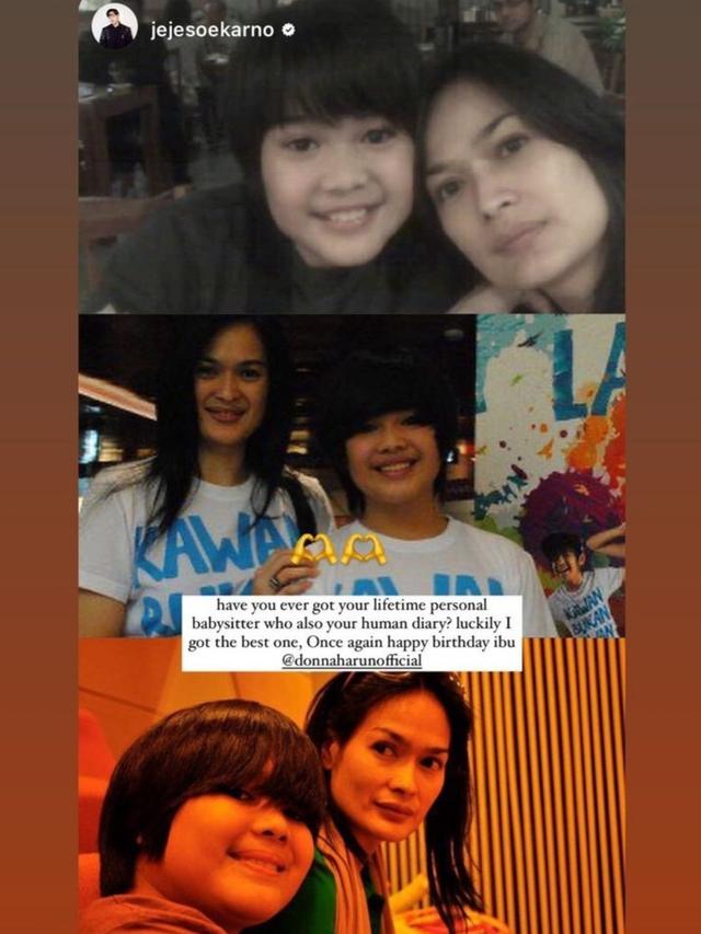 Donna Harun merayakan ulang tahun ke-55 (Foto: Instagram jejesoekarno)