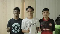 Ketua talent scouting Bola.com From North Sumatra to Belgium, Hadi Rahmaddani, menilai ketiga pemain terbaik yang berhak menimba ilmu ke Belgia sudah memenuhi berbagai aspek penilaian. (Bola.com/Vascal Hadi)