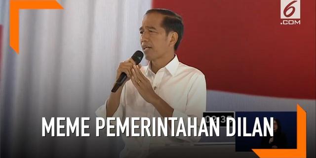 VIDEO: Viral, Meme Pemerintahan Dilan ala Jokowi