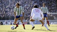 Claude Papi beraksi melawan Hungaria di Piala Dunia 1978. (AFP)