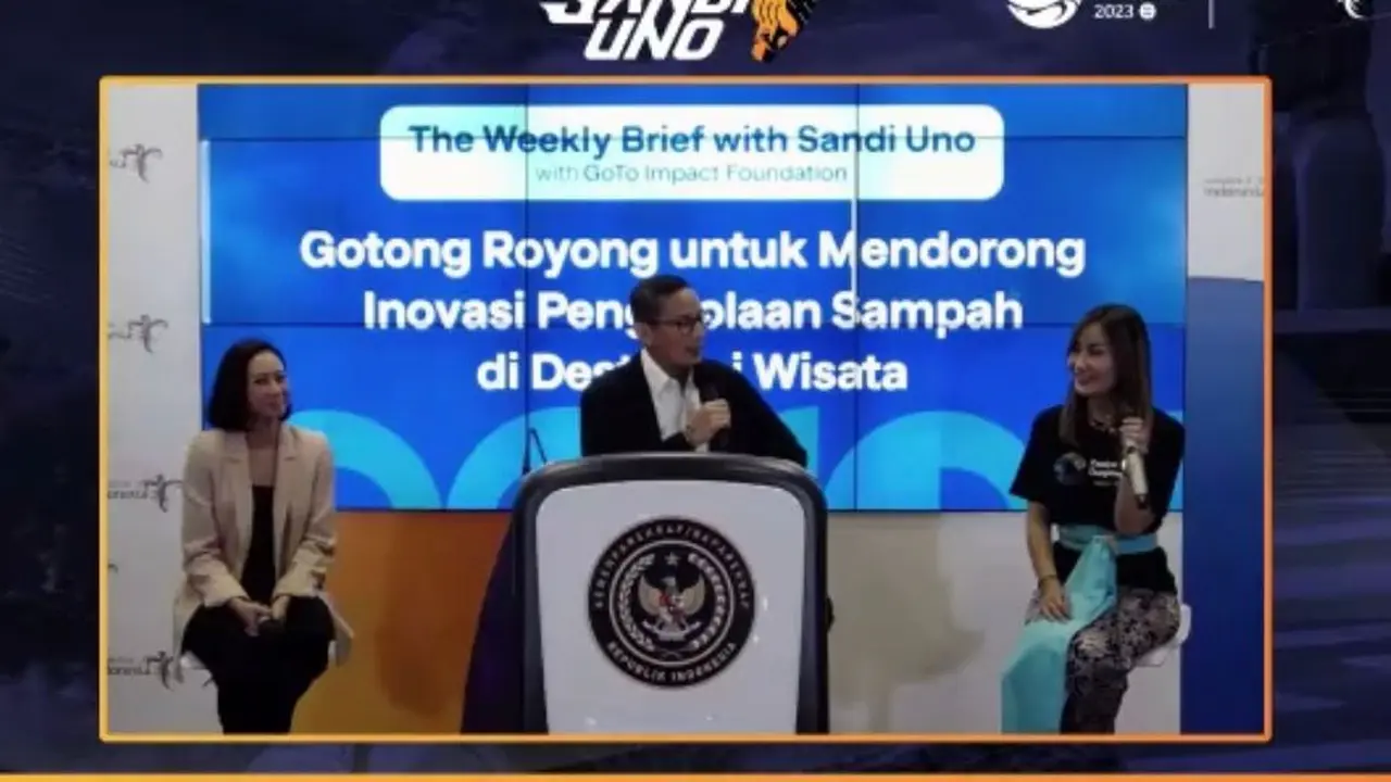 Gotong-royong berinovasi dalam pengelolaan sampah di destinasi wisata.