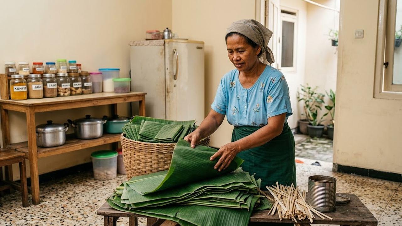 8 Cara Memilih Daun Pisang yang Cocok untuk Membungkus Lontong