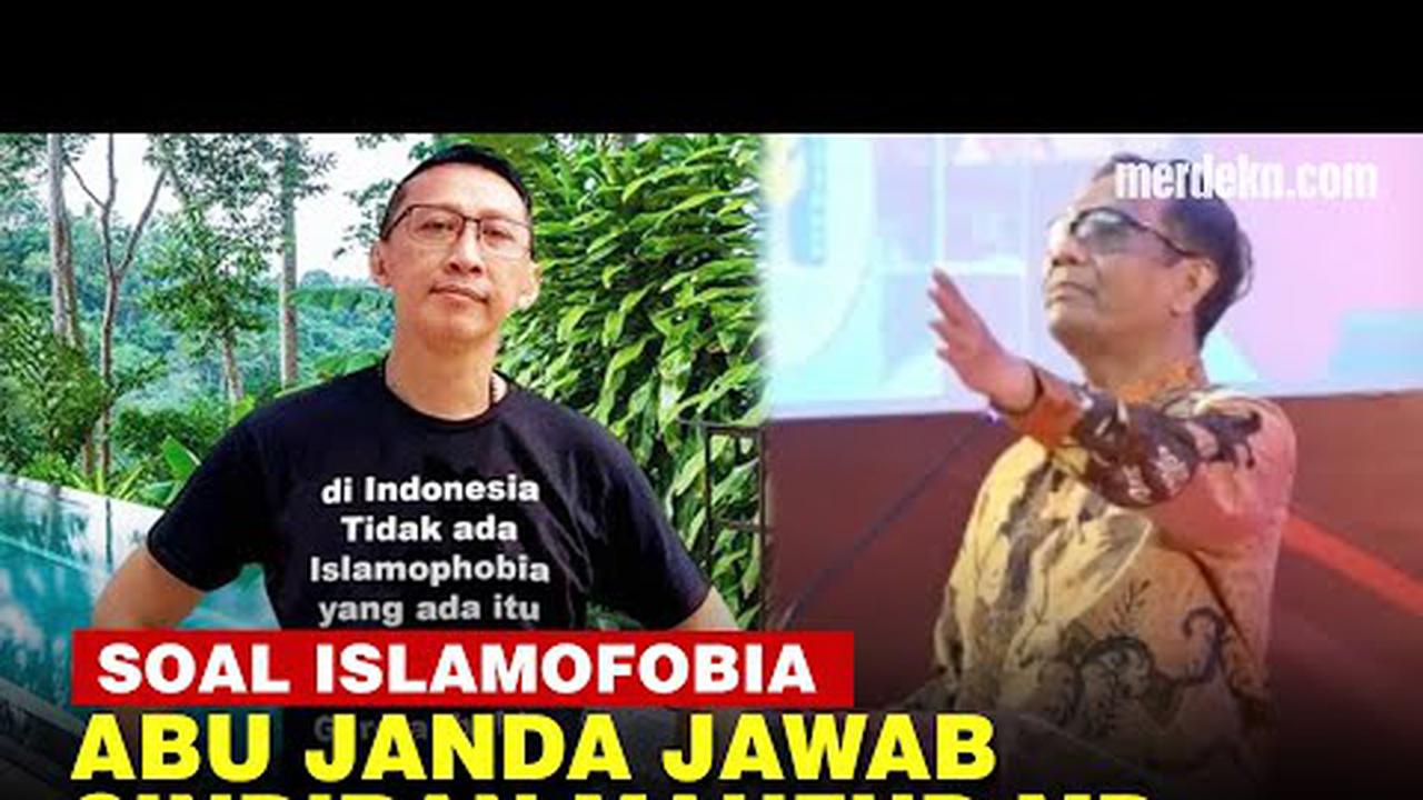 VIDEO: Jawaban Abu Janda Disindir Mahfud MD Disebut Islamofobia