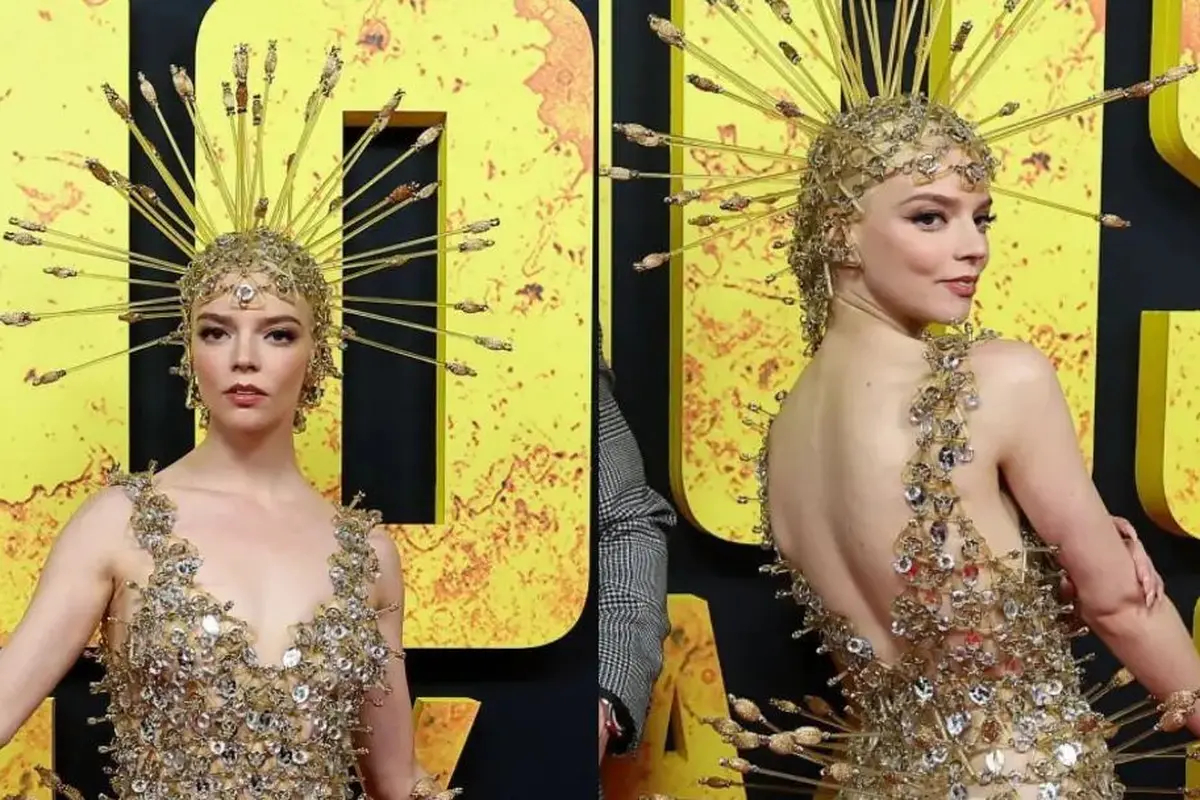 Gaya Nyentrik Anya Taylor-Joy Kenakan Gaun Berduri bak Landak saat Hadiri Premiere 'Furiosa: A Mad Max Saga', Bikin Bingung Cara Duduknya
