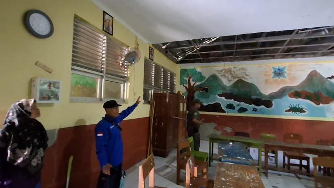 Gempa Pacitan Sebabkan Rumah Warga dan Talut Sekolah di Gunungkidul Ambrol