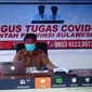Jubir Gugus Tugas Covid-19 Provinsi Sulut dr Steaven Dandel saat jumpa pers, Senin (04/05/2020).
