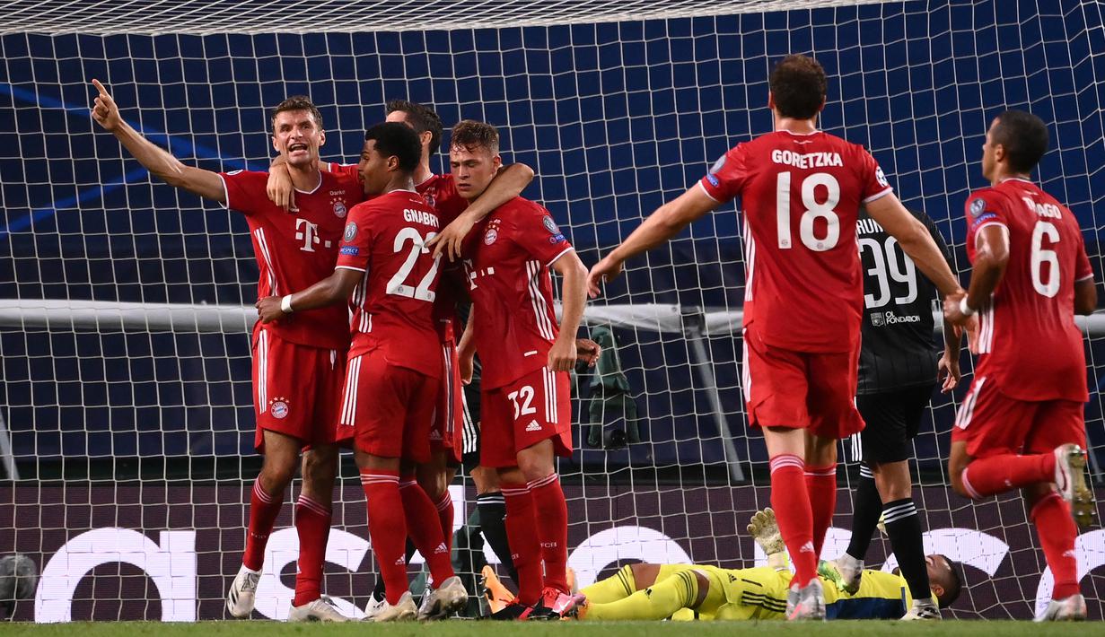Foto Hajar Lyon Bayern Munchen Menuju Final Liga Champions Dunia Bola Com