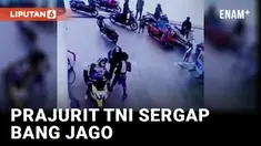 Aksi Heroik Prajurit TNI Sergap Pria Bawa Parang di SPBU