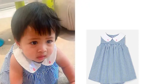 Harga Dress Lily Anak Nagita Slavina dan Raffi Ahmad. (instagram/fashion_ranskids)