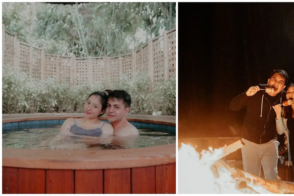 6 Potret Babymoon Adzana Bing Slamet di Dusun Bambu, Romantis Bareng Suami