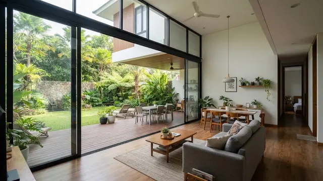 Desain Rumah 3 Kamar yang Terasa Luas Tanpa Banyak Dinding