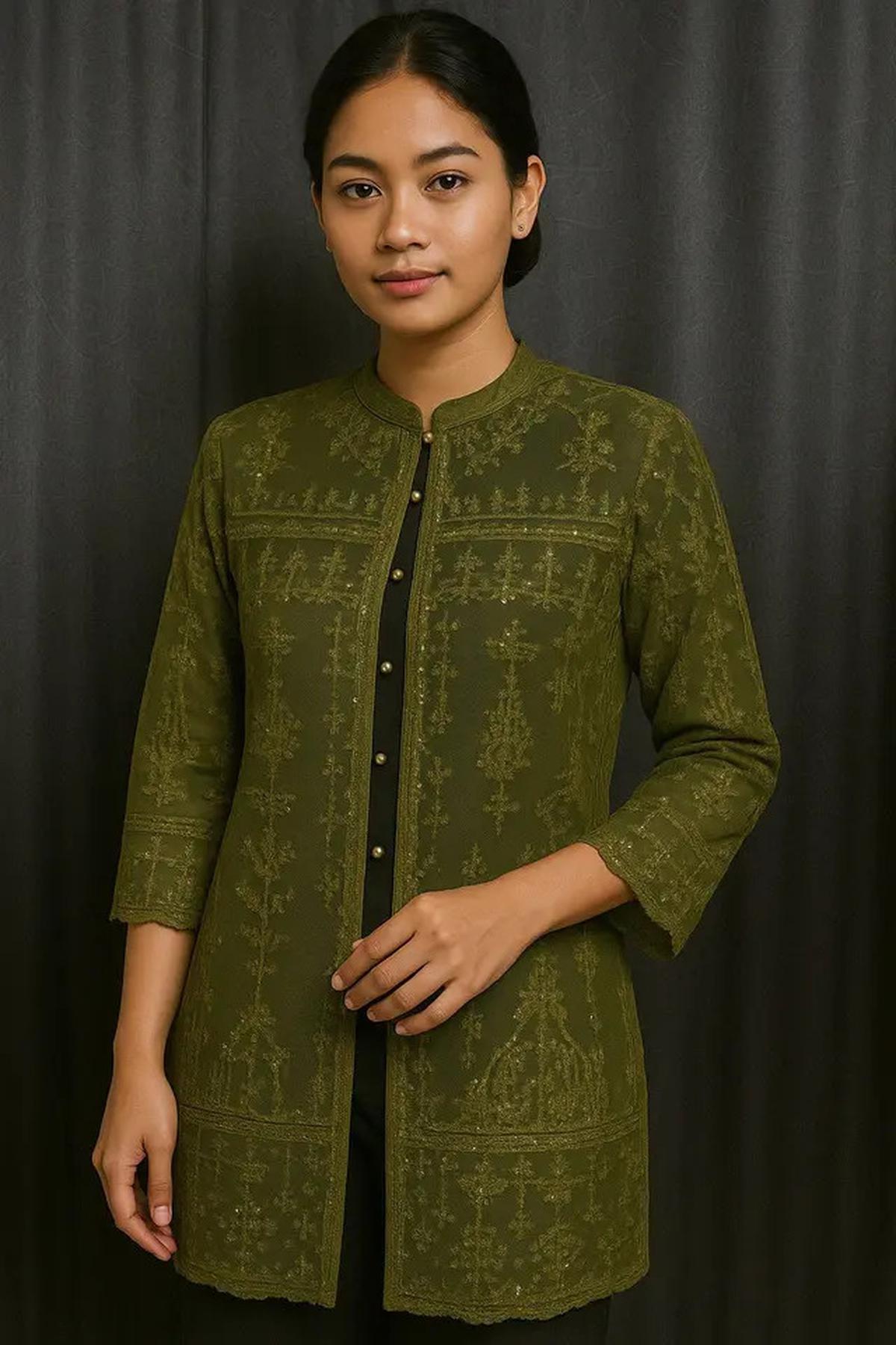 5 Model Outer Brokat Panjang dan Pendek Kekinian 2025