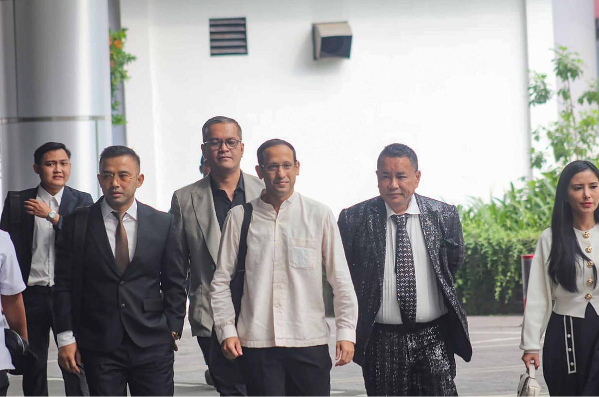 FOTO: Dipanggil Kejagung Lagi, Nadiem Diperiksa Terkait Kasus Laptop Rp9,9 Triliun