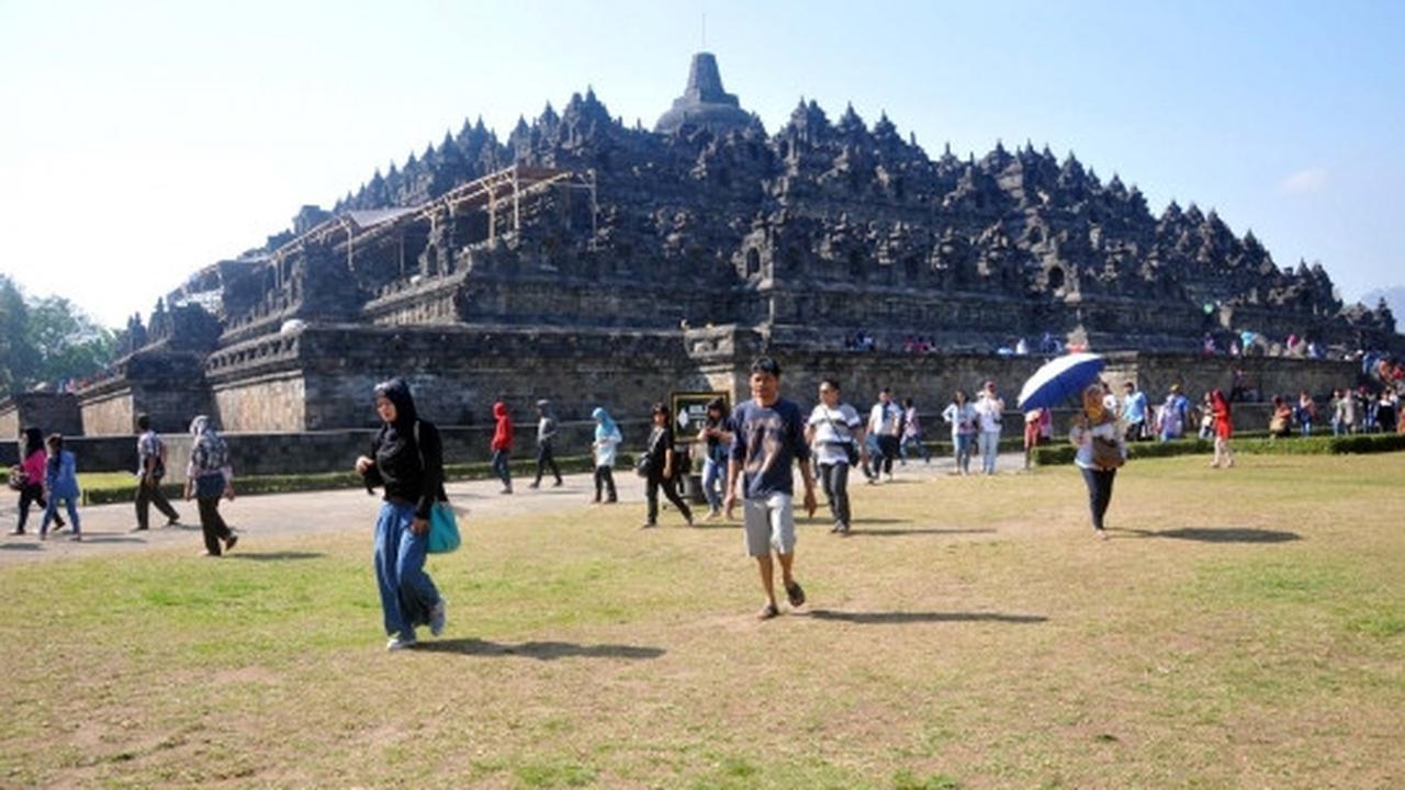 Hari ketiga Lebaran, Candi Borobudur banjir pengunjung