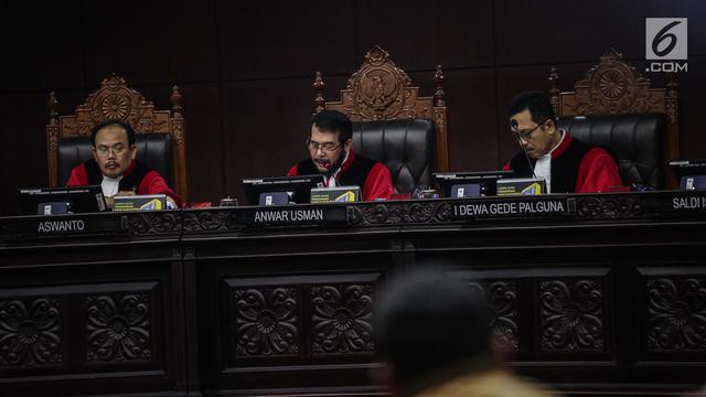 Pembukaan Sidang Putusan MK