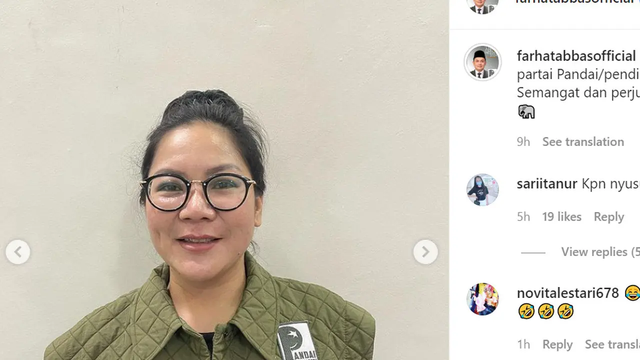 Dokter Lois Owien meninggal dunia. Sosonya sempat kontroversial karena pernah menyebut tak percaya COVID-19(Tangkapan layar dari Instagram Farhat Abbas)