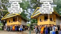 Viral Warga Makassar Gotong Royong Angkat Rumah untuk Pindahan, Alasannya Tak Terduga