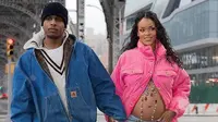 Pamerkan kehamilannya, foto maternity shoot Rihanna dan A$AP Rocky mencuri perhatian.