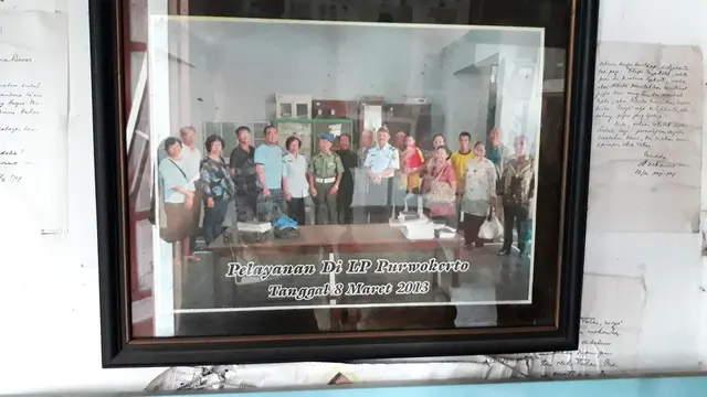 Foto Mayor (Purn) Abu Arifin, ketika melayani di Lapas Purwokerto. (Foto: Liputan6.com/Muhamad Ridlo)
