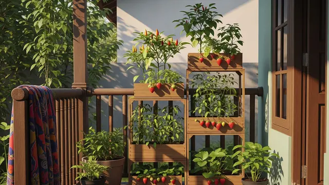 9 Model Teras Rumah Tipe Kecil dengan Taman Buah Mini, Lahan Sempit Jadi Kebun Produktif