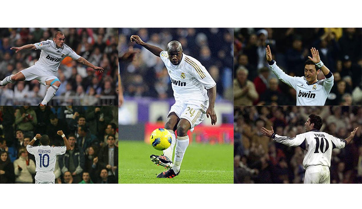 Real Madrid merupakan klub bertabur bintang, menjadi nomor 10 di Los Galacticos menjadi sebuah kebanggaan. Berikut deretan pemain dengan nomor punggung 10 di Real Madrid dari masa ke masa. 