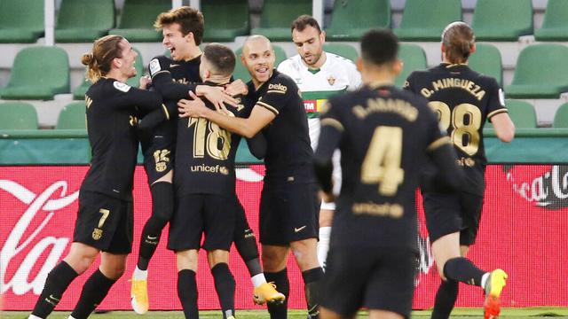 FOTO: Tanpa Lionel Messi, Barcelona Berjaya di Markas Elche