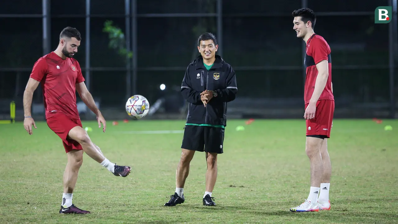 Latihan Timnas Indonesia Menjelang Laga FIFA Matchday Melawan Burundi