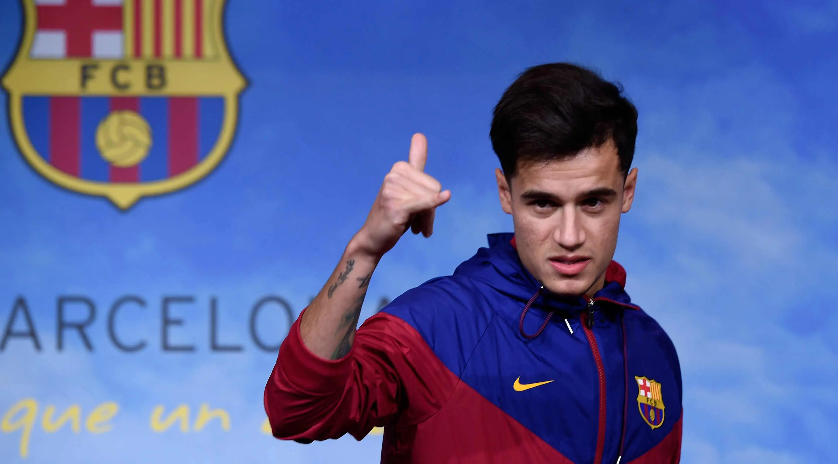 Gelandang Brasil, Philippe Coutinho Correia (AFP Photo/Josep Lago)