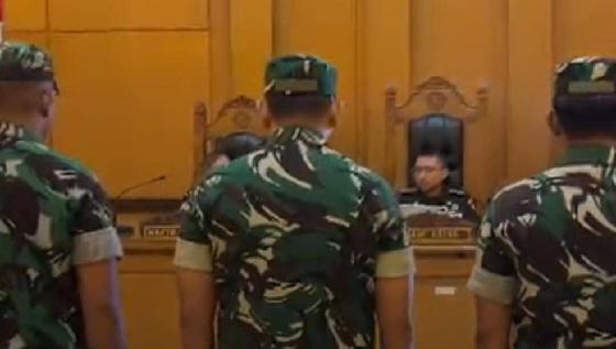 Sidang Militer, 4 Anggota TNI Penyiram Air Keras Andrie Yunus Dituntut 2,5 Tahun Penjara