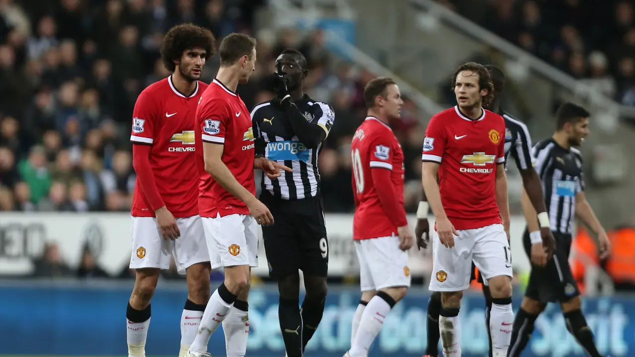 Newcastle United versus Manchester United
