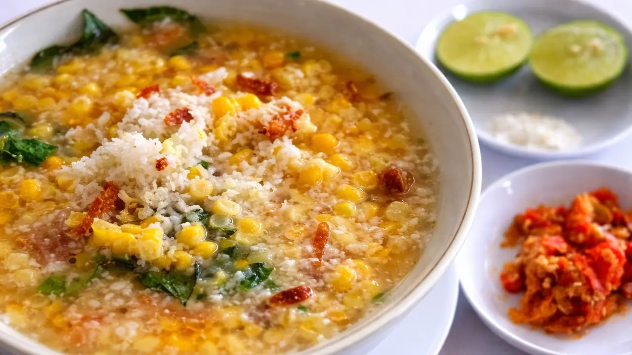 Milu Siram kuliner khas Gorontalo. (Liputan6.com/Arfandi Ibrahim)