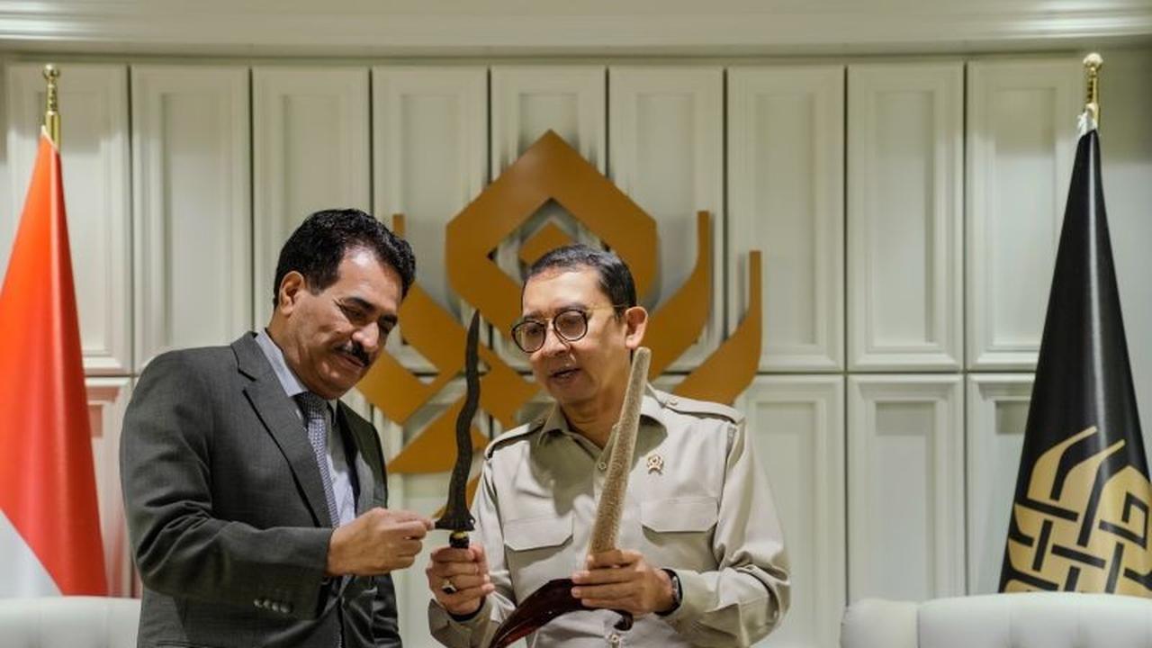 Peluang Eratkan Kerja Sama Kebudayaan Indonesia Yaman, Fadli Zon Bertemu Dubes Yaman