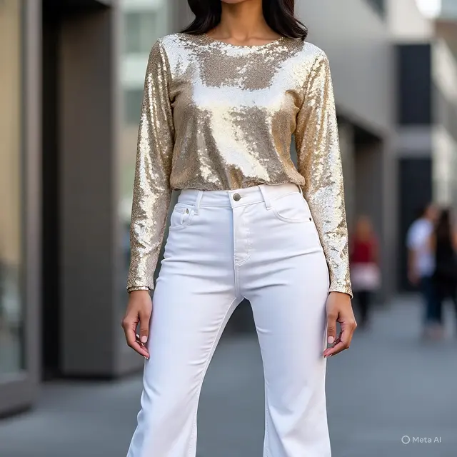 6 OOTD Pakai Celana Jeans Putih agar Tampil Chic, Bisa Buat Kantor dan Hangout