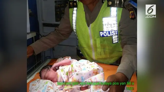 VIDEO: Sedang Mudik, Wanita Melahirkan di Rest Area