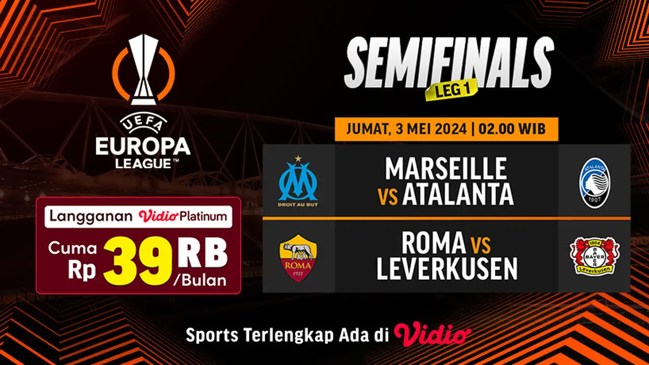 Semifinal Leg Pertama Liga Europa 2023/2024